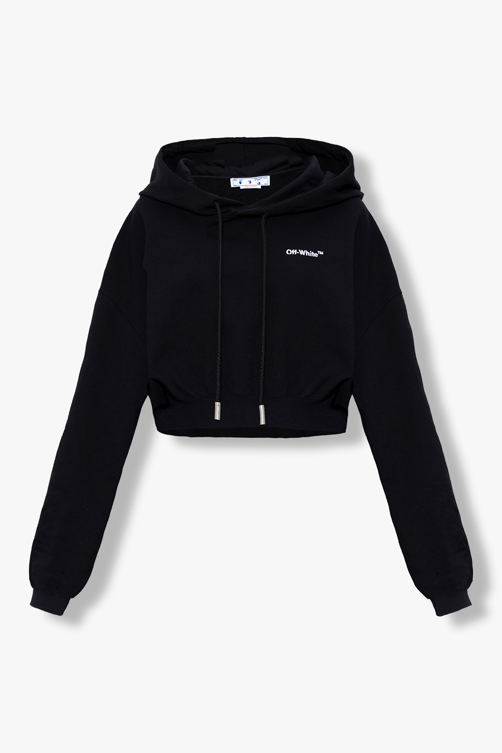 Cropped off white hoodie best sale